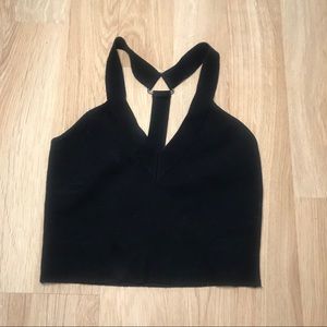 Express T-Strap Cropped Top